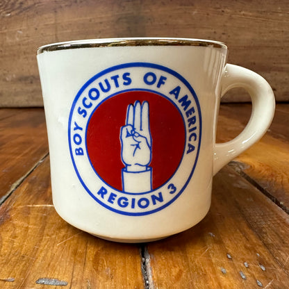 Boy Scout Mug Region 3 Pledge Hand