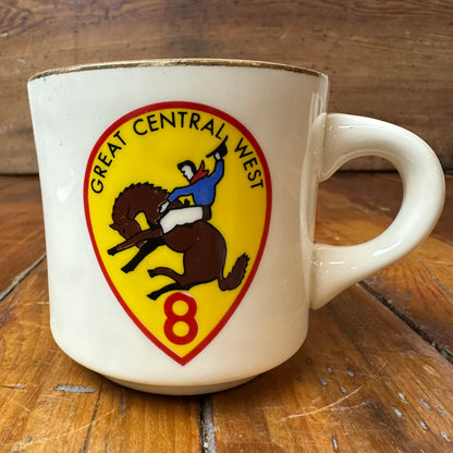 Boy Scout Mug Region 8 Great Central West Bucking Bronco