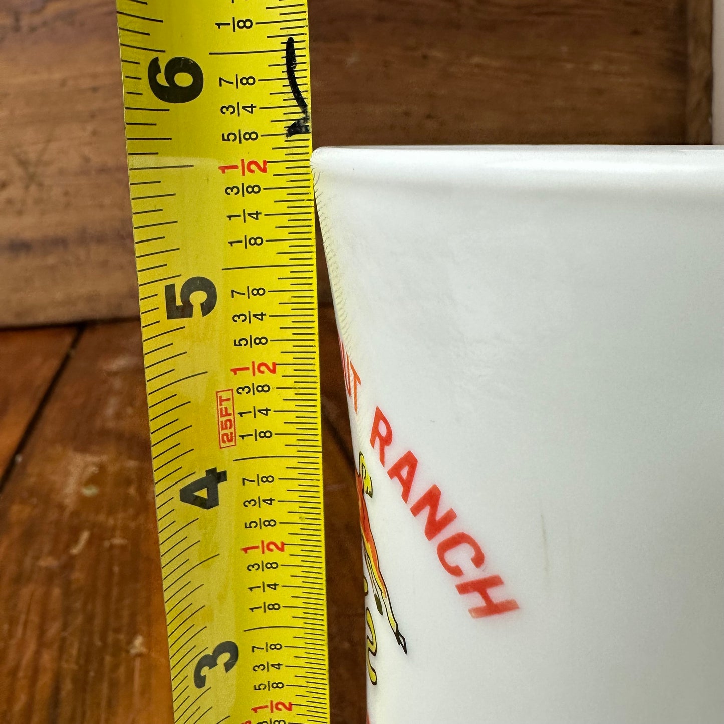 Boy Scout Tall Mug Milk Glass Philmont Scout Ranch Cimarron, New Mexico