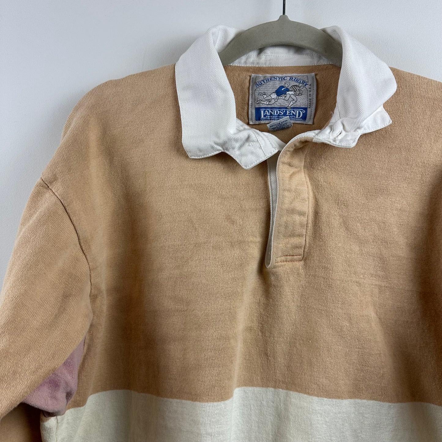 Vintage Lands End Rugby Large