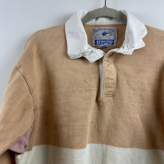 Vintage Lands End Rugby Large