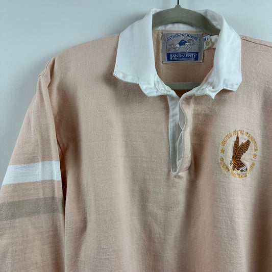Vintage Lands End Rugby Medium