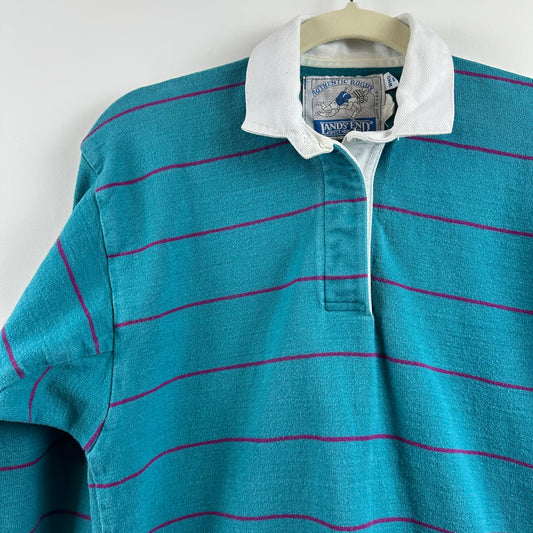 Vintage Lands End Rugby Medium