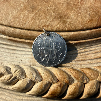 Victorian Love Token - HHW/HWH/WHH - 1891