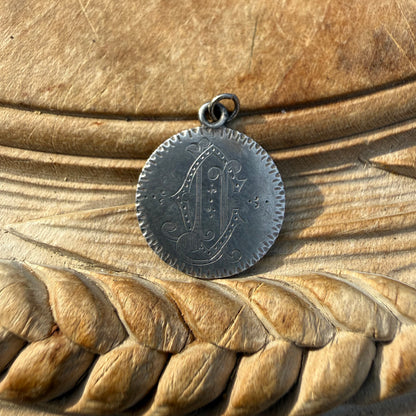 Victorian Love Token - JJC/JCJ/CJJ - 1884 Seated Liberty