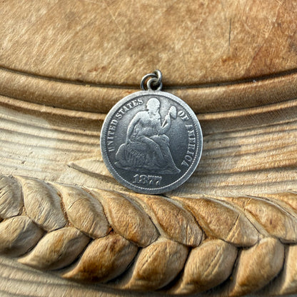 Victorian Love Token - JB - 1877