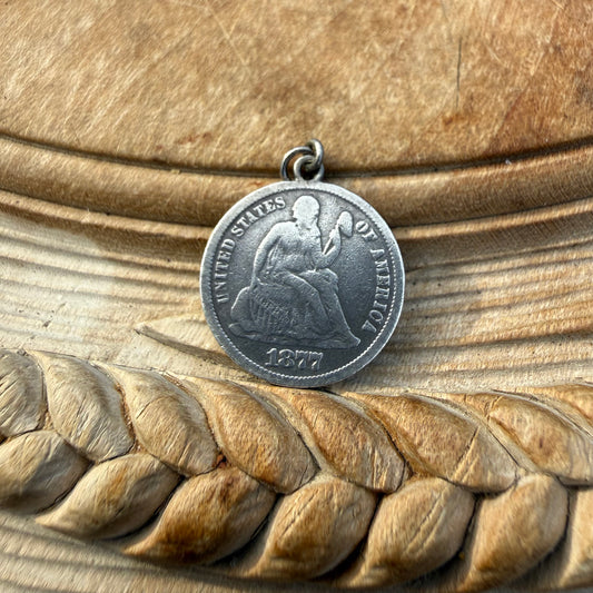 Victorian Love Token - JB - 1877