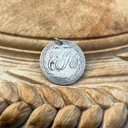 Victorian Love Token - CGK - 1878