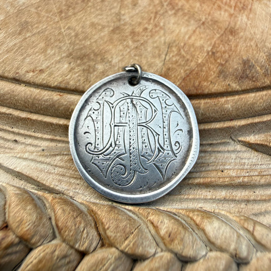 Victorian Love Token -  WRJ - Seated Liberty 1876