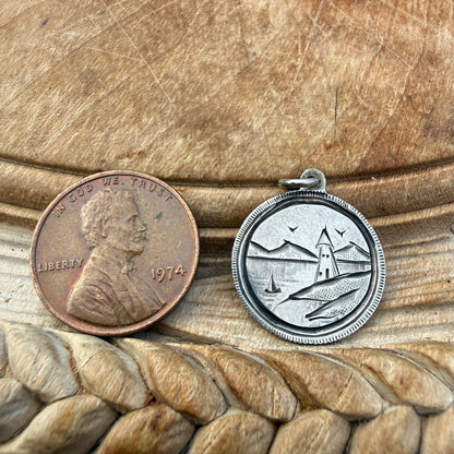 Victorian Love Token - Shore Scene - Brooks