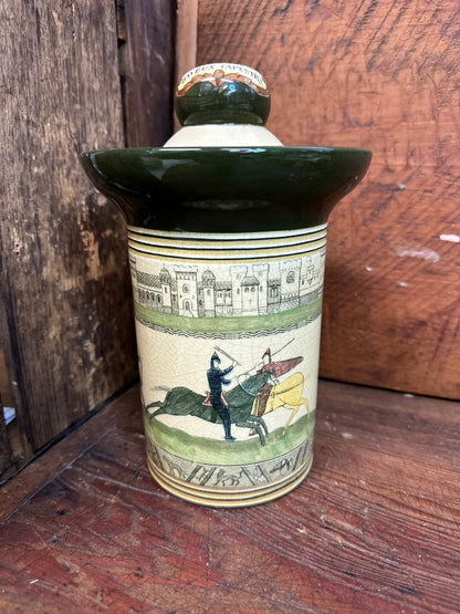 Royal Doulton Seriesware Bayeaux Tapestry Tobacco Canister Humidor