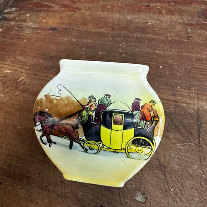 Royal Doulton Seriesware Mini Vase Coaching Days