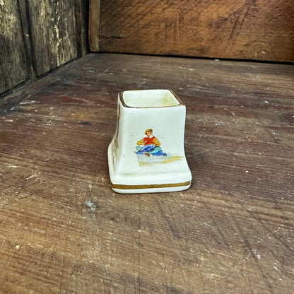 Royal Winton Grimwades Toothpick Holder Mustard Pot Old English Markets