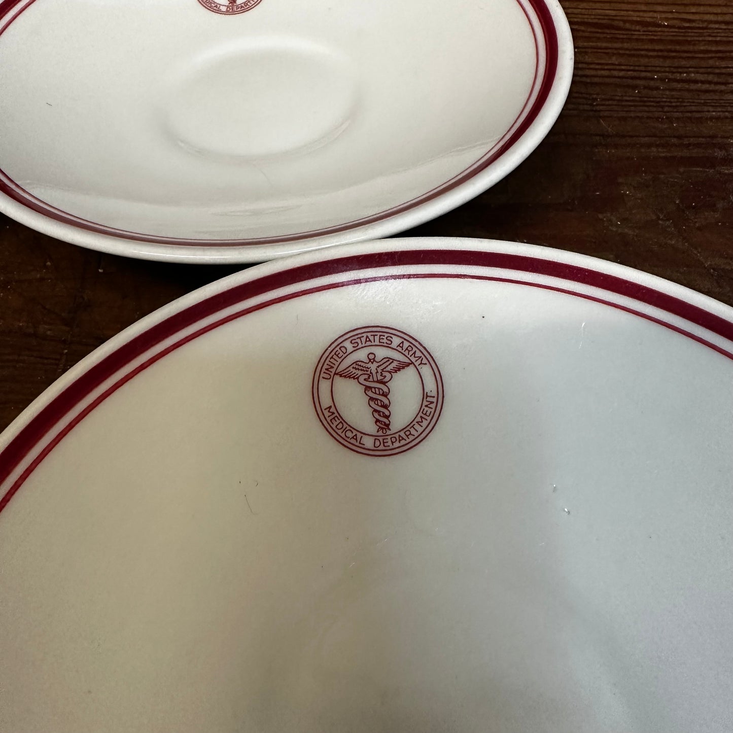 US Army Medical Department Saucer Shenango China