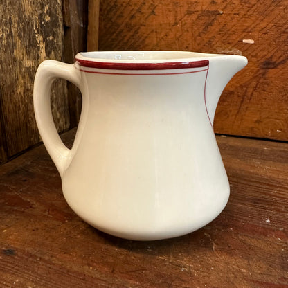 US Army Medical Department Large Creamer Milk Pitcher Sterling China