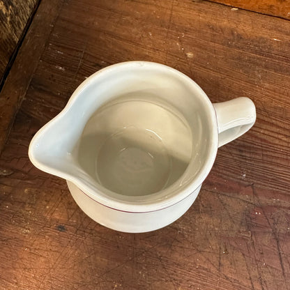 US Army Medical Department Large Creamer Milk Pitcher Sterling China