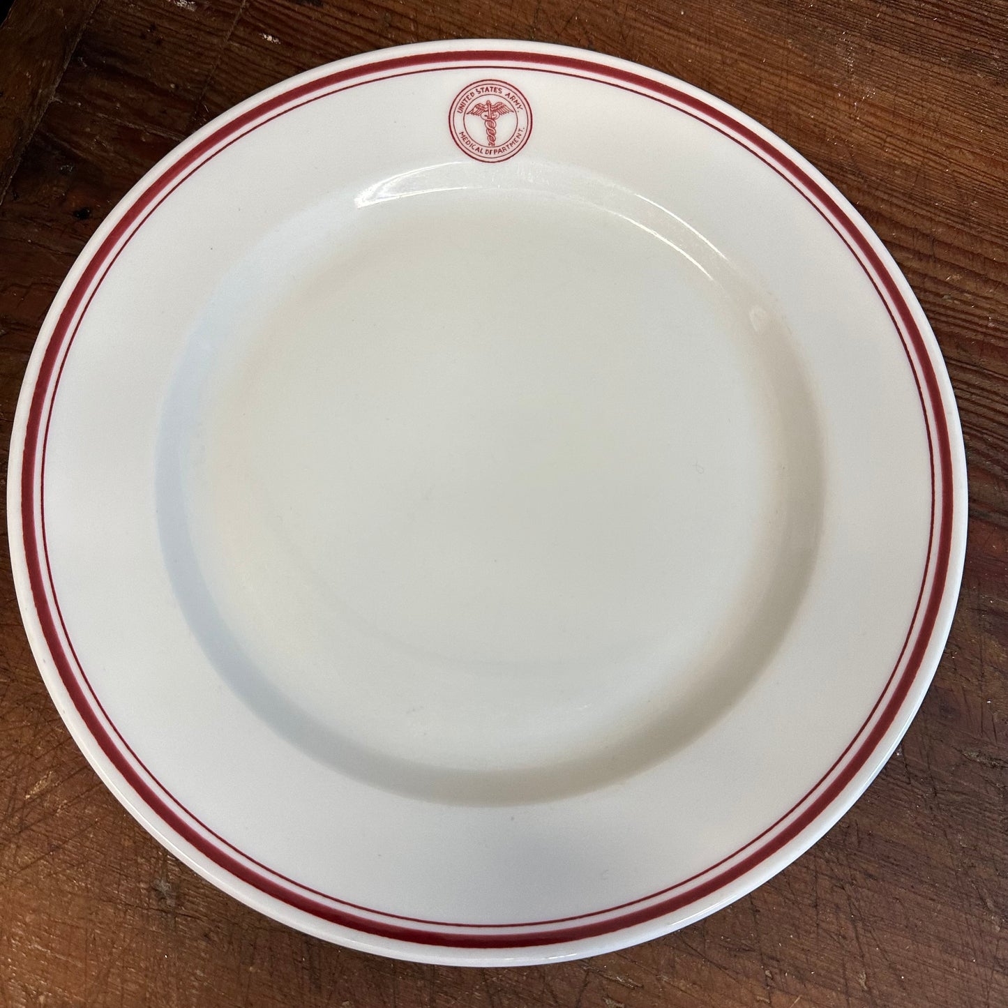 US Army Medical Department Plate 9" McNicol China 1940