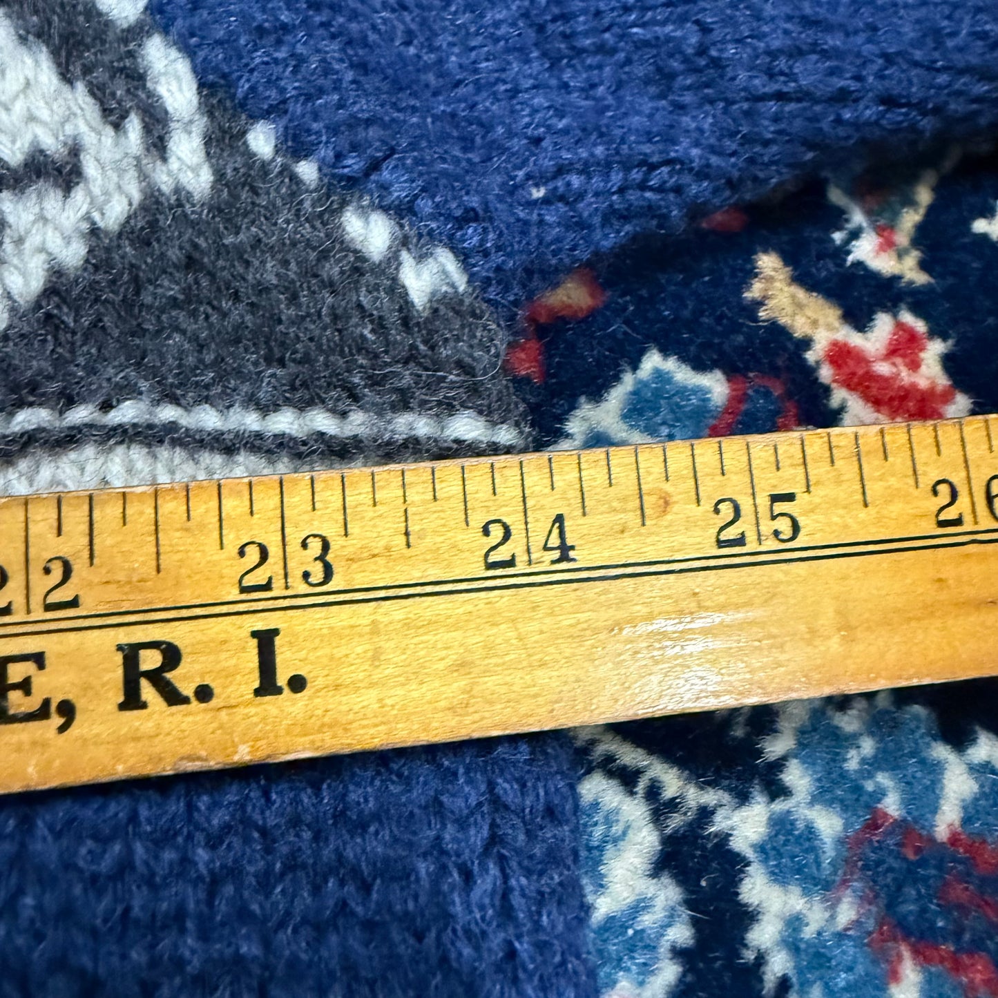 Vintage J. Crew Blue Grey Snowflake Sweater
