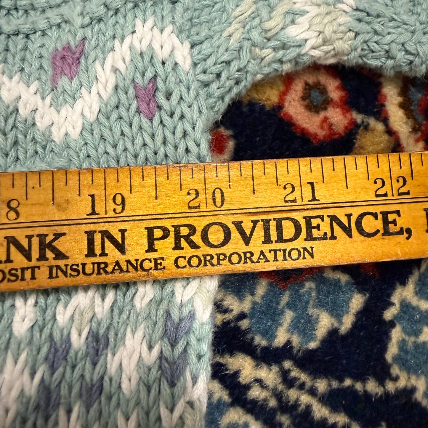 Vintage LL Bean Seafoam Green Sweater