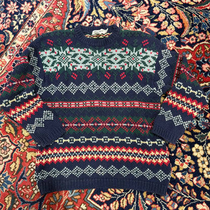 Vintage Eddie Bauer Fair Isle Sweater