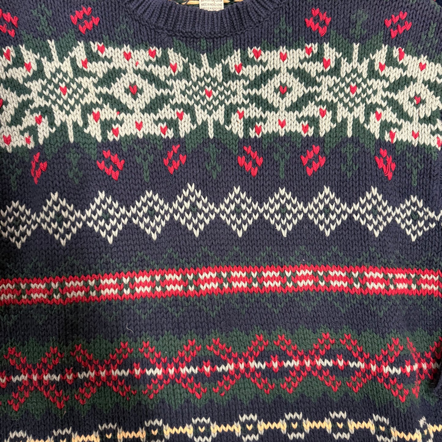 Vintage Eddie Bauer Fair Isle Sweater