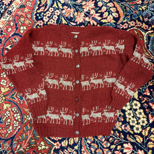 Vintage Woolrich Reindeer Cardigan