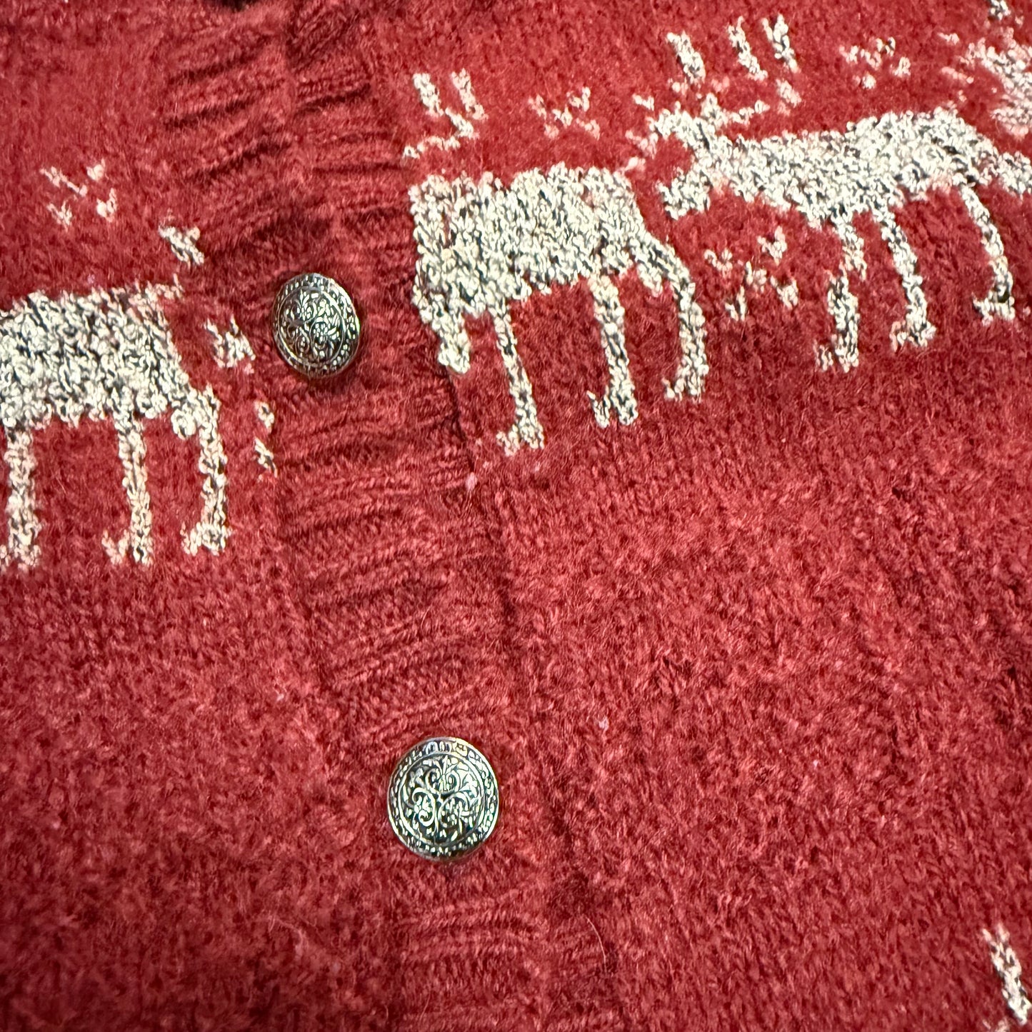 Vintage Woolrich Reindeer Cardigan