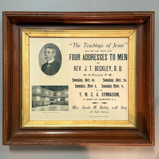 Framed Newport Speaker Broadside