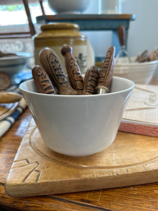 Ironstone Tea Waste Bowl