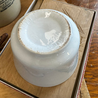 Ironstone Tea Waste Bowl