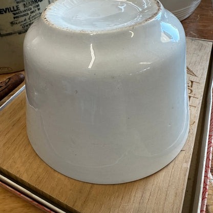 Ironstone Tea Waste Bowl