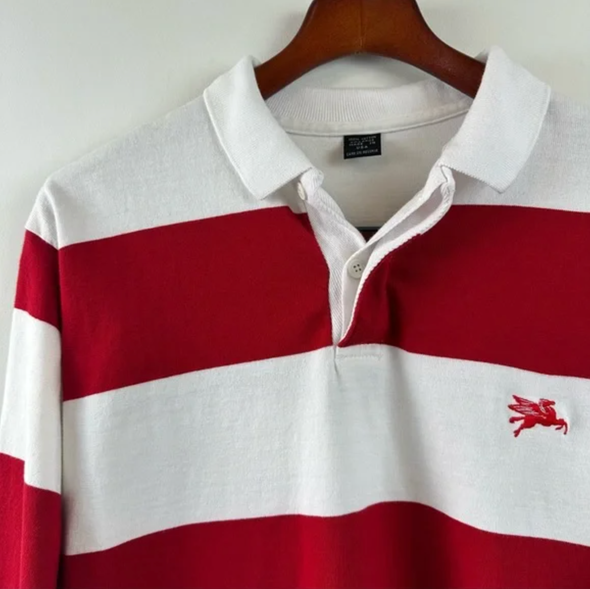 Vintage Mobil Pegasus Rugby XXL