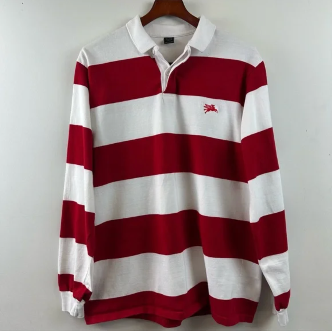 Vintage Mobil Pegasus Rugby XXL