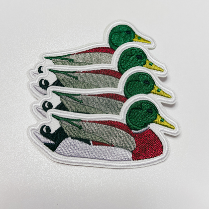 PREORDER - 3" Mallard Duck -  Embroidered Hat Patch