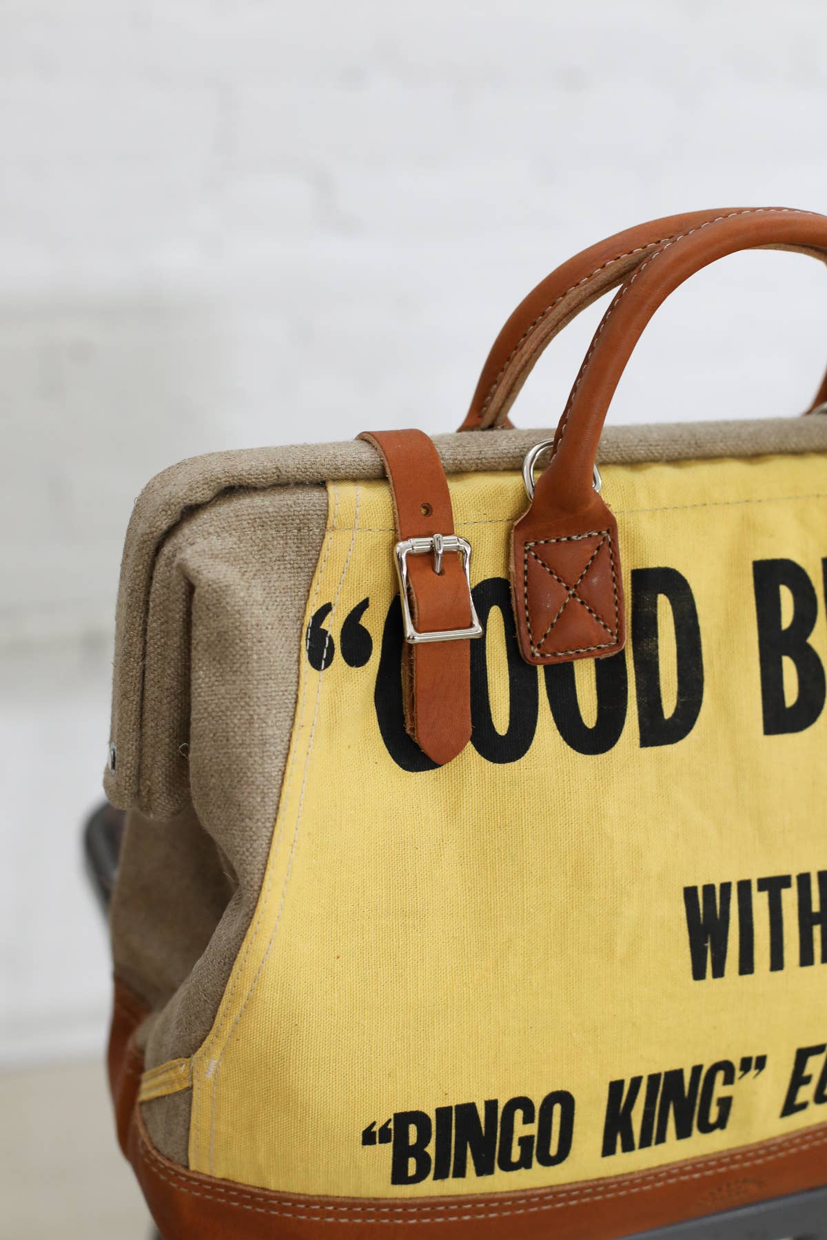 1950's era Hemp and Work Apron Carryall