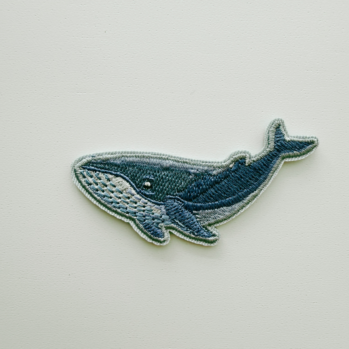 PREORDER - 2.5" Blue Whale  -  Embroidered Patch
