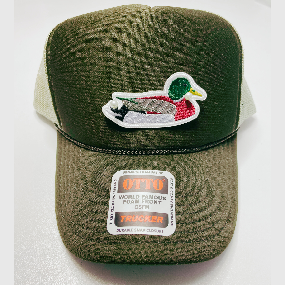 PREORDER - 3" Mallard Duck -  Embroidered Hat Patch