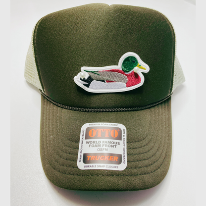 PREORDER - 3" Mallard Duck -  Embroidered Hat Patch