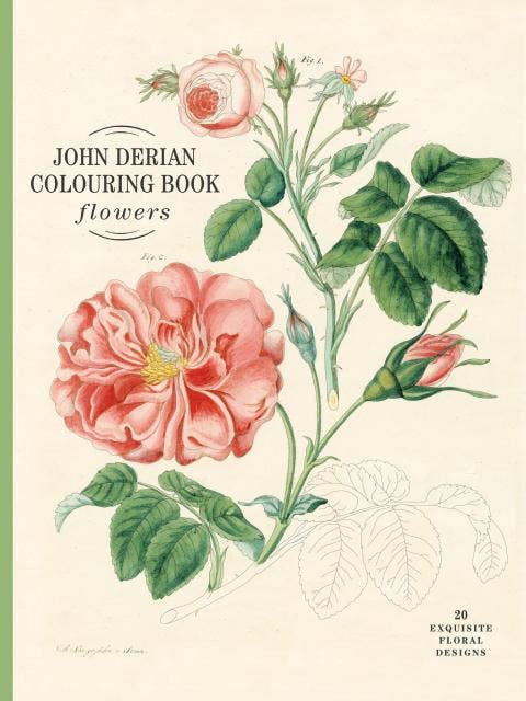 PREORDER - John Derian Colouring Book: Flowers