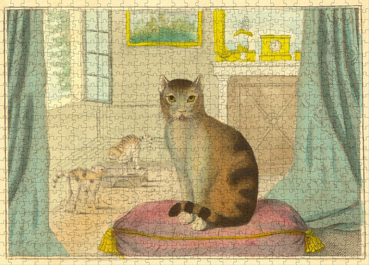 PREORDER - John Derian Paper Goods: Calm Cat 750-Piece Puzzle