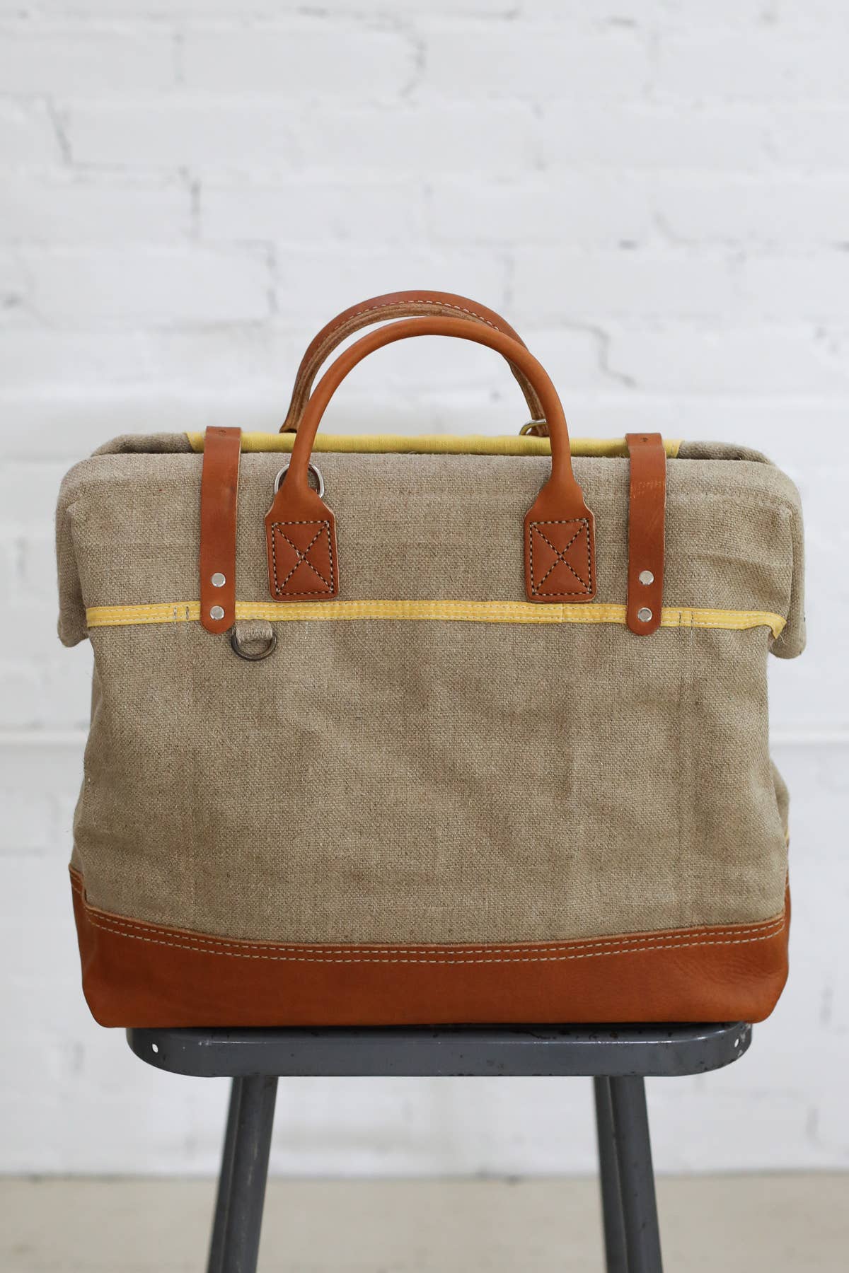 1950's era Hemp and Work Apron Carryall