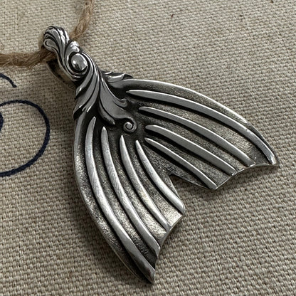 Fancy Romance of the Sea Mermaid Tail Pendant