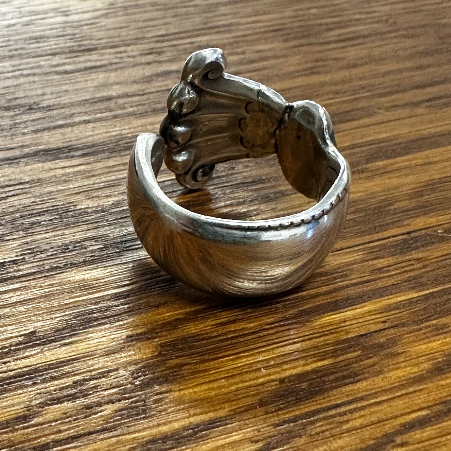 Romance of the Sea Sterling Spoon Ring 7