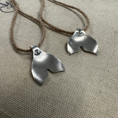 Small Mermaid Tail Pendant w/Anchor