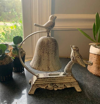 Cast Iron Bird Bell