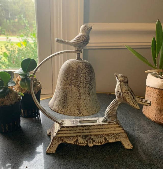 Cast Iron Bird Bell
