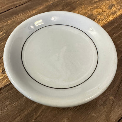 Chunky Blue Butter Pats Syracuse Econo-Rim Restaurantware Unmarked Ironstone