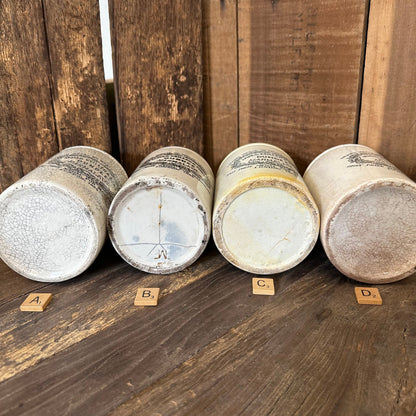 Antique English 2# Two Pound James Keiller & Sons Marmalade Pot Dundee