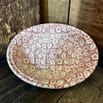 Vintage Mason's for Crabtree & Evelyn Red Floral Transferware Soap Dish