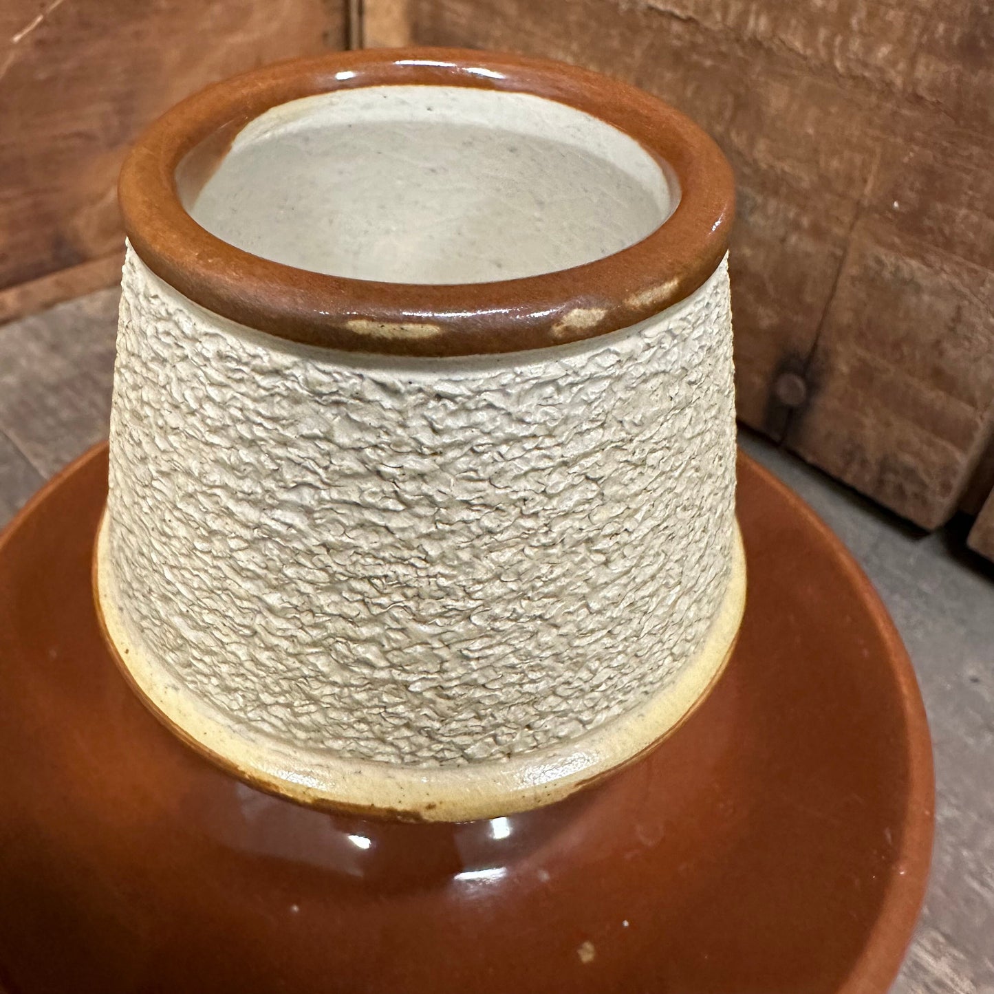 Ceramic Match Striker Pyrogene Brown Glaze 1028